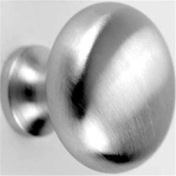 Heat Wave 56-626 1.5 in. Brushed Chrome Mushroom Cabinet Door Pull HE2940073 - main